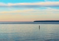 Sunset on Georgian Bay in Ontario Canada Royalty Free Stock Photo