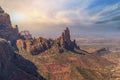 Labdscape near Maryam Korkor Church, Gheralta mountains, Ethiopia Royalty Free Stock Photo