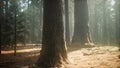 Sunset on the Giant Forest, Sequoia National Park, California Royalty Free Stock Photo