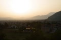 Sunset at Gioia dei Marsi, Abruzzo, Italy