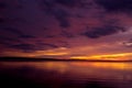 Sunset at Gippsland lakes