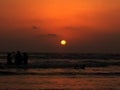 Sunset in the Goa Beach