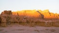 Sunset at Goblin Valley State Park Utah Royalty Free Stock Photo