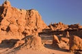 Sunset at Goblin Valley State Park Utah Royalty Free Stock Photo