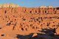 Sunset at Goblin Valley State Park Utah Royalty Free Stock Photo