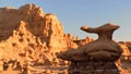 Sunset at Goblin Valley State Park Utah Royalty Free Stock Photo