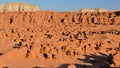 Sunset at Goblin Valley State Park Utah Royalty Free Stock Photo