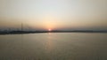 Sunset at the Godavari river