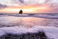 Sunset in Gold Beach, Oregon Royalty Free Stock Photo