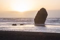 Sunset in Gold Beach, Oregon Royalty Free Stock Photo