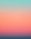 Sunset gradient over the ocean