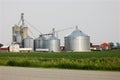 Sunset on a Grain Farm