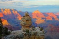 Sunset at Grand Canyon Royalty Free Stock Photo