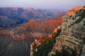 Sunset at Grand Canyon, Arizona Royalty Free Stock Photo