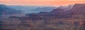 Sunset at Grand Canyon from Desert view point, South rim Royalty Free Stock Photo