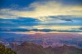 Sunset at Grand Canyon from Desert view point, South rim Royalty Free Stock Photo