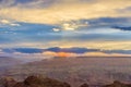 Sunset at Grand Canyon from Desert view point, South rim Royalty Free Stock Photo