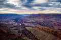 Sunset Grand Canyon at Lipan Point Royalty Free Stock Photo