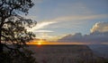 Sunset Grand Canyon Royalty Free Stock Photo