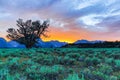 Sunset on Grand Tetons Royalty Free Stock Photo