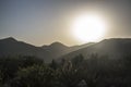 Sunset in Guadalupe Mountains National Park Royalty Free Stock Photo