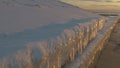 Sunset on the Gulf of Baltic sea, Riga,Latvia