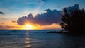 Sunset in Haleiwa, Hawaii