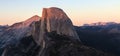 Sunset on Half Dome - Yosemite National Park Royalty Free Stock Photo