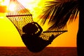 Sunset and hammock