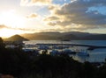 Sunset Harbor Airlie Beach Royalty Free Stock Photo