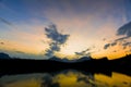 Sunset on Herbert Lake, Banff