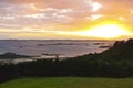 sunset herm english channel islands uk Royalty Free Stock Photo