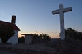 Sunset at the hermitage of the Virgen de los Pinares