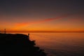 Sunset on Heron Island Royalty Free Stock Photo