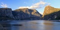 Sunset on Hetch Hetchy Royalty Free Stock Photo