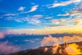 Panorama of the Black Sea coastline from Akhun mountain, Big Soc Royalty Free Stock Photo