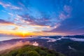 Panorama of the Black Sea coastline from Akhun mountain, Big Soc Royalty Free Stock Photo