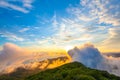 Panorama of the Black Sea coastline from Akhun mountain, Big Soc Royalty Free Stock Photo