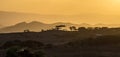 Sunset in the highlands of Lalibela, Ethiopia