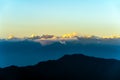 Sunset on Himalaya from Dochula Pass - Bhutan