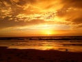 Sunset in Hindley Beach, South Australia Royalty Free Stock Photo