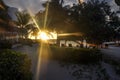 Sunset at Holbox Island, Mexico Royalty Free Stock Photo