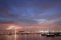 Sunset in Hong Kong Royalty Free Stock Photo