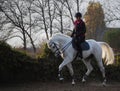 Sunset horseriding