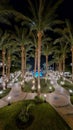 Sunset hotel night egypt nightmode