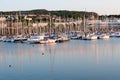 Sunset in Howth harbour Dublin, Ireland Royalty Free Stock Photo