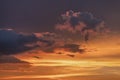 Sunset Hues - Clouds Over the American Midwest