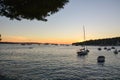 Sunset in Hvar Royalty Free Stock Photo