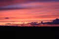 Sunset in Iceland  highlands Royalty Free Stock Photo
