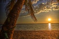 Sunset at Ifaty Beach, Madagascar Royalty Free Stock Photo